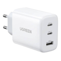 UGREEN CD275 hálózati töltő, 2x USB-C, 1x USB, 65W (fehér) UGREEN CD275 hálózati töltő, 2x USB-C, 1x USB, 65W (fehér)