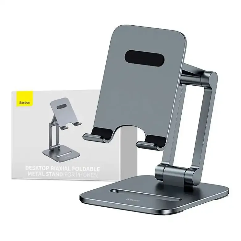 Baseus Biaxial állvány telefonhoz (szürke) Baseus Biaxial állvány telefonhoz (szürke)