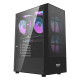 Darkflash A290 számítógépház + 3 RGB ventilátor (fekete) Darkflash A290 számítógépház + 3 RGB ventilátor (fekete)