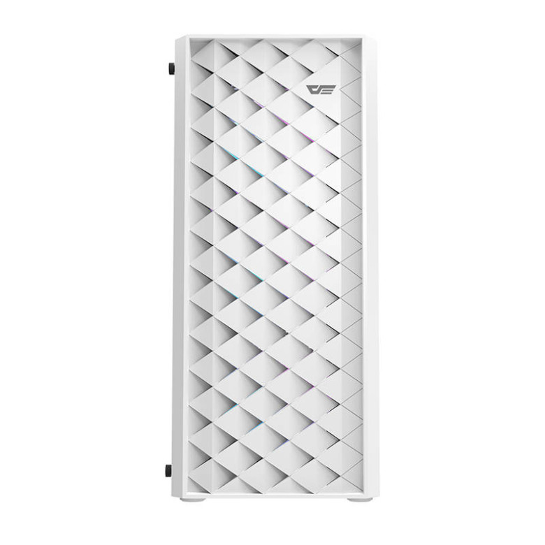 Darkflash DK351 számítógépház + 4 RGB ventilátor (fehér)