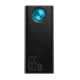 Powerbank Baseus Amblight 30000mAh, 4xUSB, USB-C, 65W (fekete)