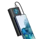 Powerbank Baseus Amblight 30000mAh, 4xUSB, USB-C, 65W (fekete)