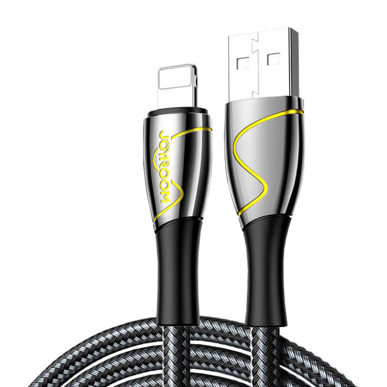 USB Lightning Joyroom kábel S-2030K6 2.4A 2m (fekete)