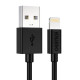 USB Lightning kábel Choetech IP0026, MFi, 1.2m (fekete)