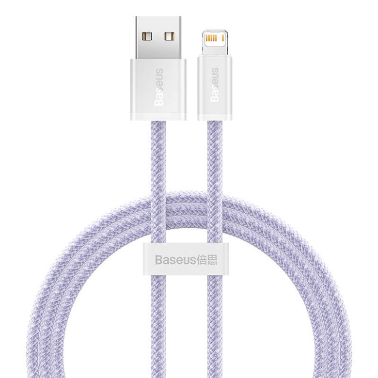 Baseus Dynamic 2 USB - Lightning töltőkábel, 2.4A, 1m (lila) Baseus Dynamic 2 USB - Lightning töltőkábel, 2.4A, 1m (lila)