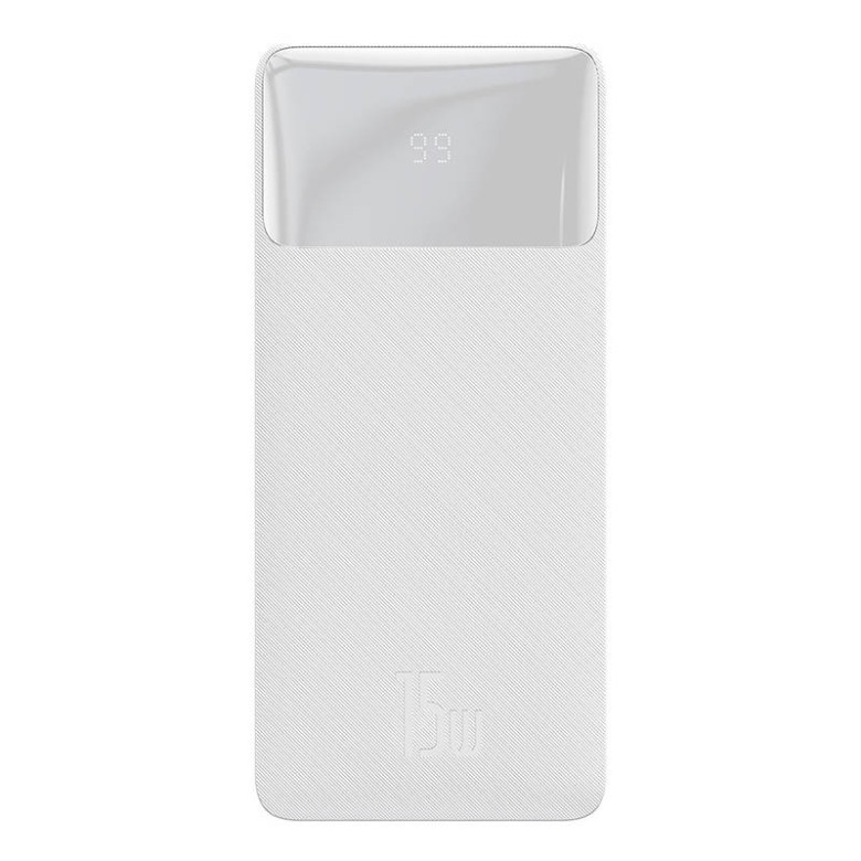 Baseus Bipow Powerbank, 30000mAh, 15W (fehér) Baseus Bipow Powerbank, 30000mAh, 15W (fehér)