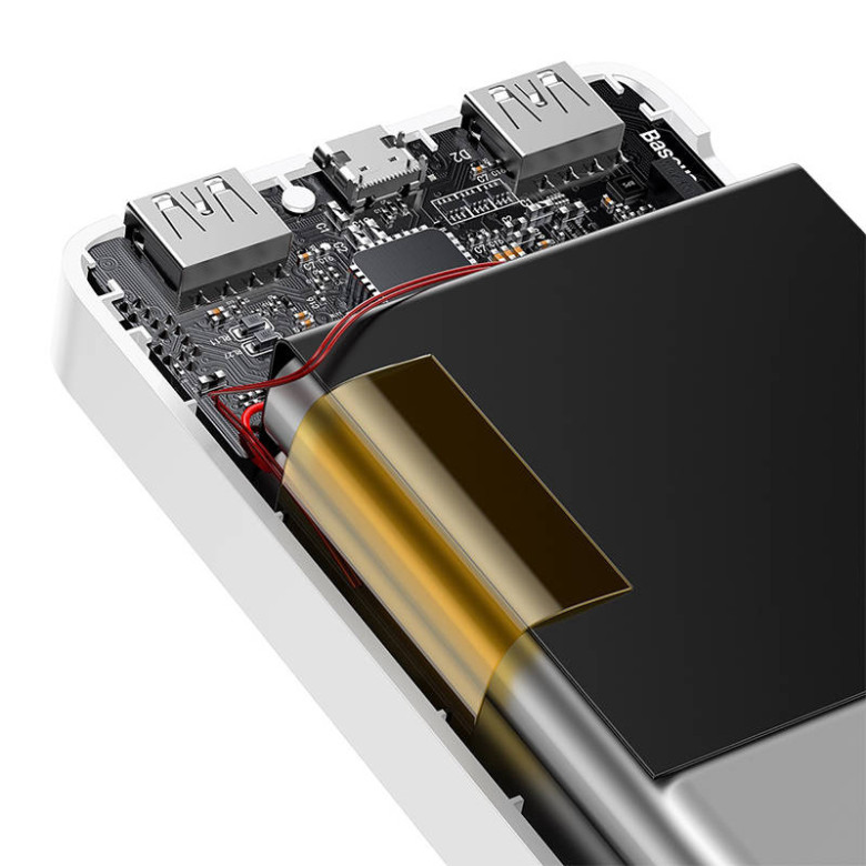 Baseus Bipow Powerbank, 30000mAh, 15W (fehér) Baseus Bipow Powerbank, 30000mAh, 15W (fehér)
