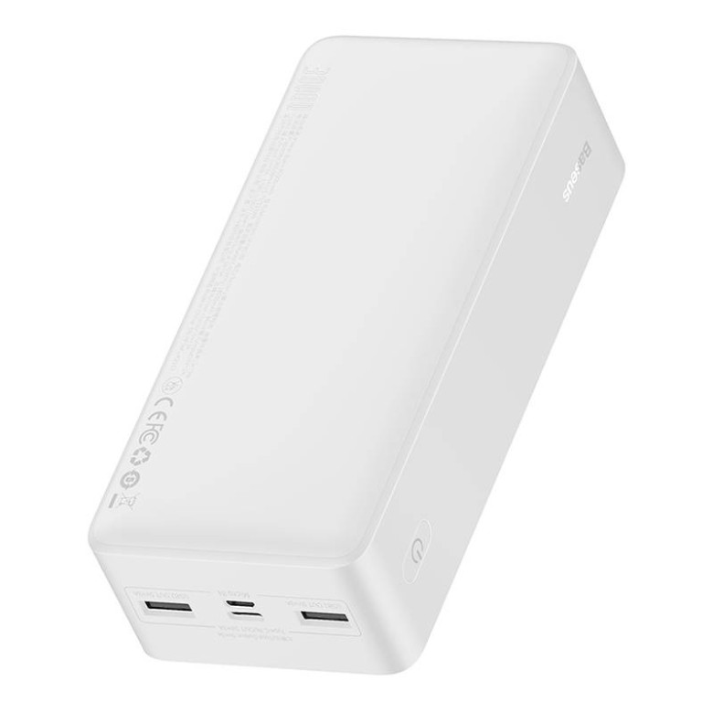 Baseus Bipow Powerbank, 30000mAh, 15W (fehér) Baseus Bipow Powerbank, 30000mAh, 15W (fehér)