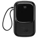 Baseus Qpow PRO Powerbank Powerbank Baseus Qpow PRO Lightning kábellel, 20000mAh, 20W (fekete)