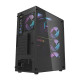Darkflash DK351 számítógépház + 4 RGB ventilátor (fekete) Darkflash DK351 számítógépház + 4 RGB ventilátor (fekete)