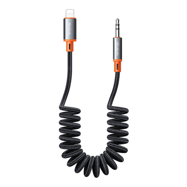 Mcdodo kábel CA-0890 Lightning 3,5 mm-es mini jack 3.5mm AUX, 1,8m (fekete) Mcdodo kábel CA-0890 Lightning 3,5 mm-es mini jack 3.5mm AUX, 1,8m (fekete)