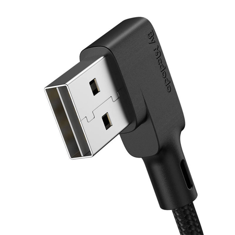 USB-USB-C kábel, Mcdodo CA-7310, szögletes, 1,8 m (fekete) USB-USB-C kábel, Mcdodo CA-7310, szögletes, 1,8 m (fekete)
