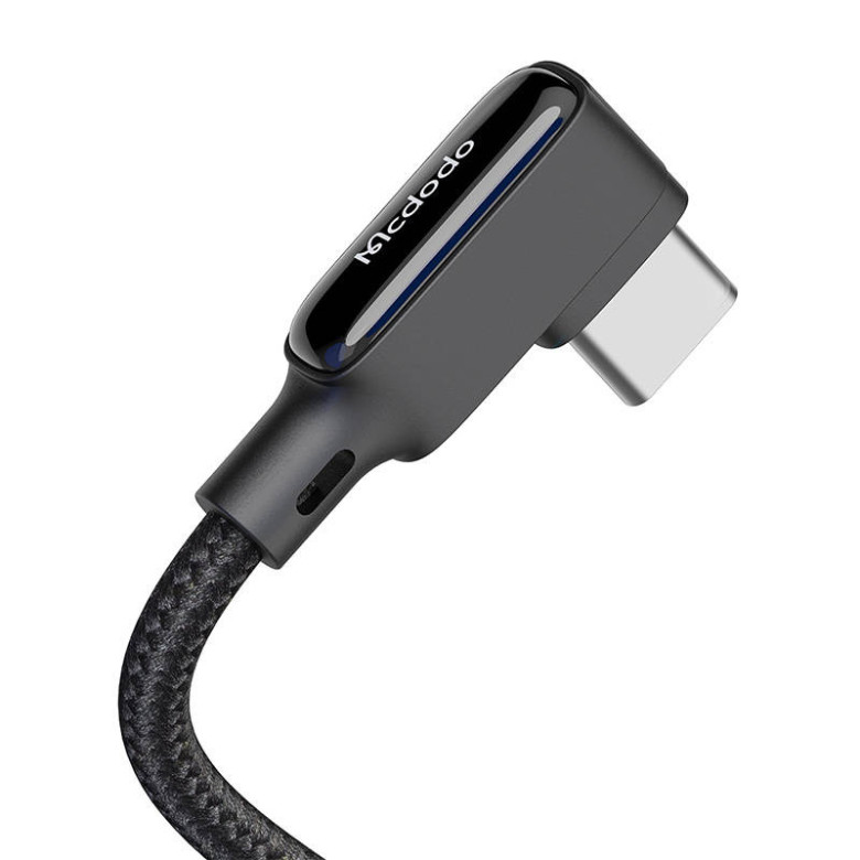 USB-USB-C kábel, Mcdodo CA-7310, szögletes, 1,8 m (fekete) USB-USB-C kábel, Mcdodo CA-7310, szögletes, 1,8 m (fekete)