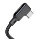 USB-USB-C kábel, Mcdodo CA-7310, szögletes, 1,8 m (fekete) USB-USB-C kábel, Mcdodo CA-7310, szögletes, 1,8 m (fekete)
