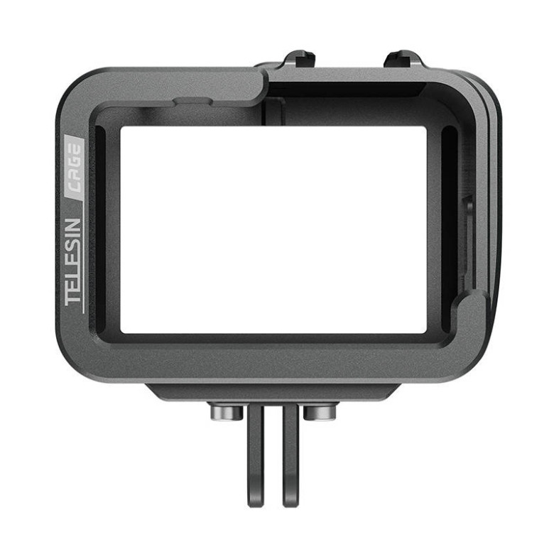 Telesin alumínium biztonsági tok GoPro Hero 12 / 11 / 10 / 9 kamerához függőleges fogantyúval Telesin alumínium biztonsági tok GoPro Hero 12 / 11 / 10 / 9 kamerához függőleges fogantyúval