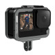 Telesin alumínium biztonsági tok GoPro Hero 12 / 11 / 10 / 9 kamerához függőleges fogantyúval