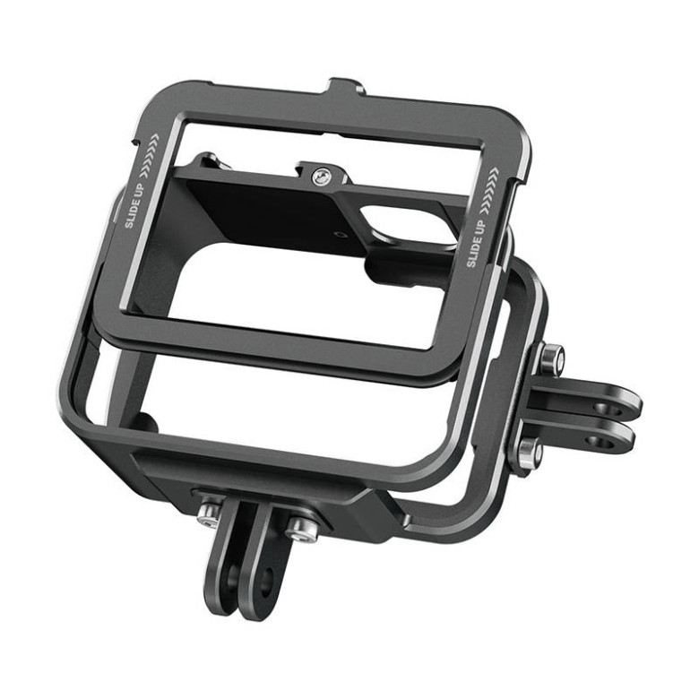 Telesin alumínium biztonsági tok GoPro Hero 12 / 11 / 10 / 9 kamerához függőleges fogantyúval Telesin alumínium biztonsági tok GoPro Hero 12 / 11 / 10 / 9 kamerához függőleges fogantyúval