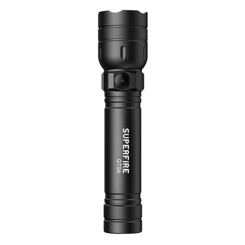 Zseblámpa Superfire GTS6 – 360 lm, USB-C, 7W, 5 mód, 150 m