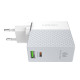 LDNIO A2620C USB, USB-C 65W hálózati töltő + USB-C - USB-C kábel