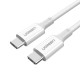 UGREEN US300 USB-C-USB-C 2.0 kábel, 2 m (fehér) UGREEN US300 USB-C-USB-C 2.0 kábel, 2 m (fehér)