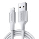 UGREEN US199 Lightning-USB kábel 2,4A, 1,5m (ezüst)