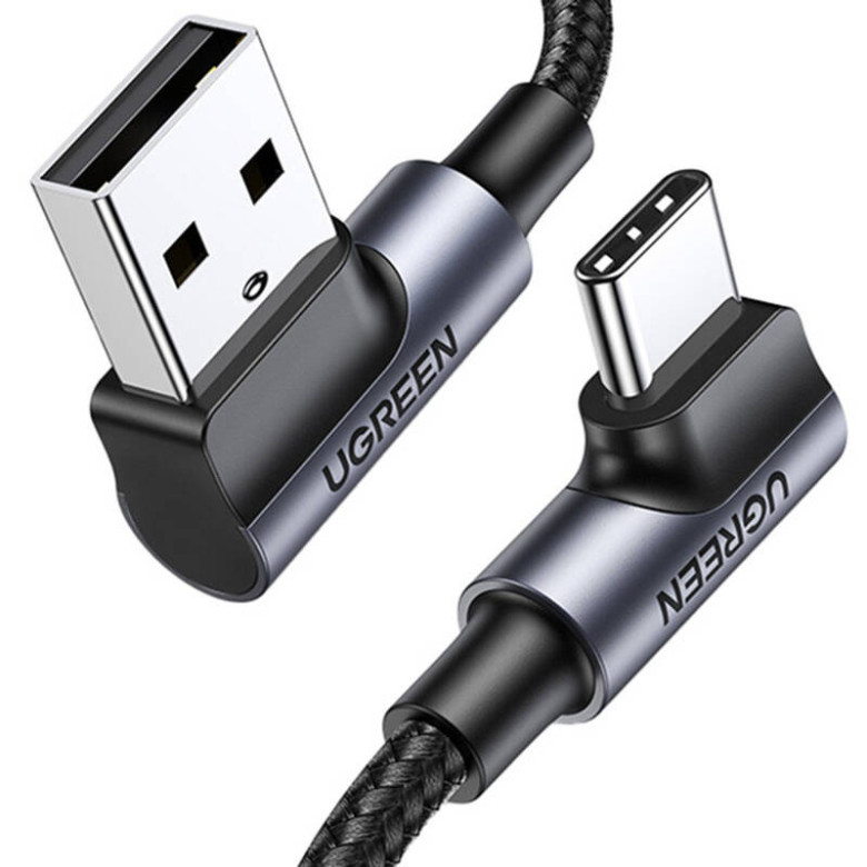 UGREEN US176 USB-C - USB-A 2.0 kábel, 3A, 3m (fekete) UGREEN US176 USB-C - USB-A 2.0 kábel, 3A, 3m (fekete)