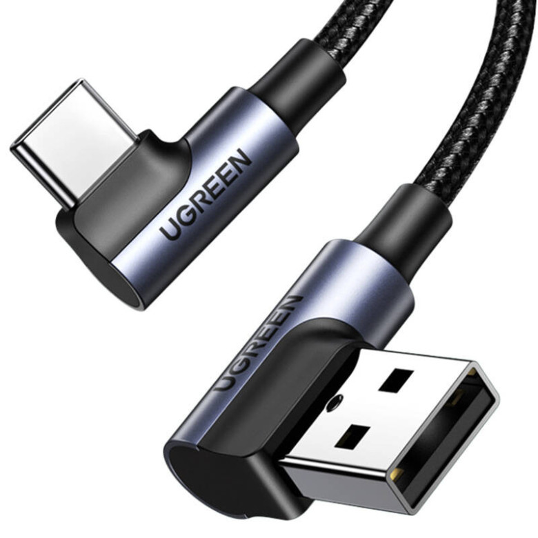 UGREEN US176 USB-C - USB-A 2.0 kábel, 3A, 3m (fekete) UGREEN US176 USB-C - USB-A 2.0 kábel, 3A, 3m (fekete)