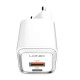 LDNIO A2318M USB, USB-C hálózati töltő + USB-C - Lightning kábel