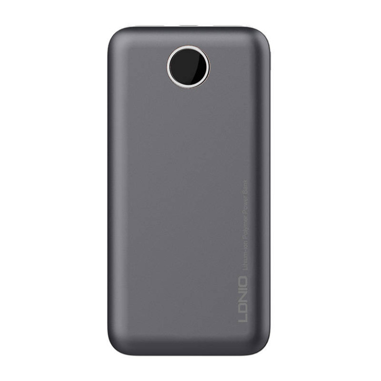 LDNIO Powerbank PQ10, 2xUSB, 22.5W, 10000mah (szürke)
