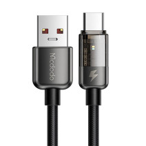 Mcdodo USB-C kábel CA-3151, 6A, 1.8m (fekete) Mcdodo USB-C kábel CA-3151, 6A, 1.8m (fekete)