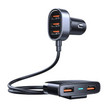Joyroom autós töltő JR-CL03 5xUSB (fekete)
