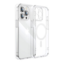 Átlátszó mágneses tok Joyroom JR-14D7 iPhone 14 Plus készülékhez Átlátszó mágneses tok Joyroom JR-14D7 iPhone 14 Plus készülékhez