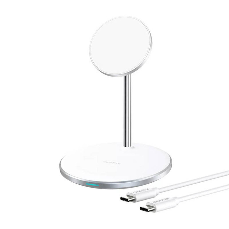 Choetech T581-F induktív vezeték nélküli töltő (fehér)