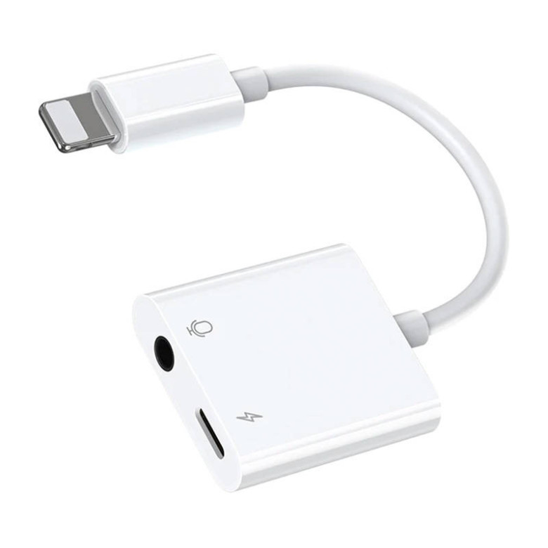 Adapter Audio Lightning / 3,5 mm Joyroom S - Y105 (biały)