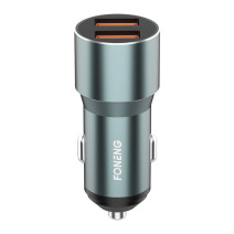 Foneng C19 36W-os autós töltő (ezüst)