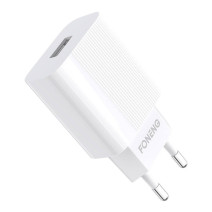 Foneng EU28 hálózati töltő, 1x USB, QC 3.0 + USB + USB-C kábel