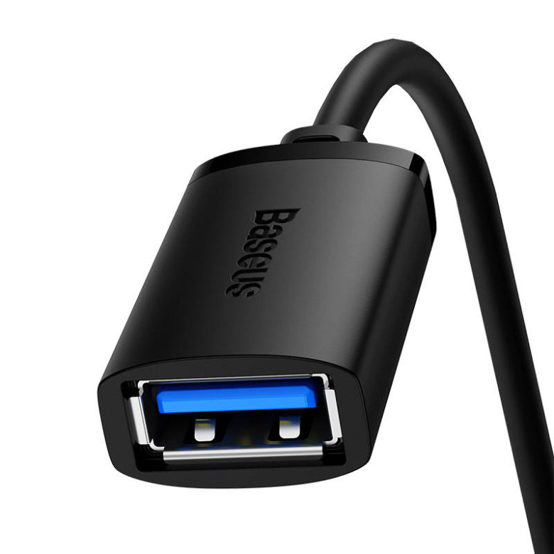 Baseus AirJoy Series USB 3.0 hosszabbítókábel, 3m (fekete) Baseus AirJoy Series USB 3.0 hosszabbítókábel, 3m (fekete)