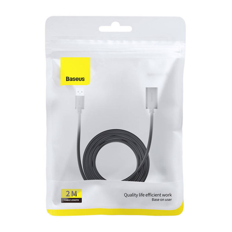 Baseus AirJoy Series USB 3.0 hosszabbítókábel, 3m (fekete) Baseus AirJoy Series USB 3.0 hosszabbítókábel, 3m (fekete)