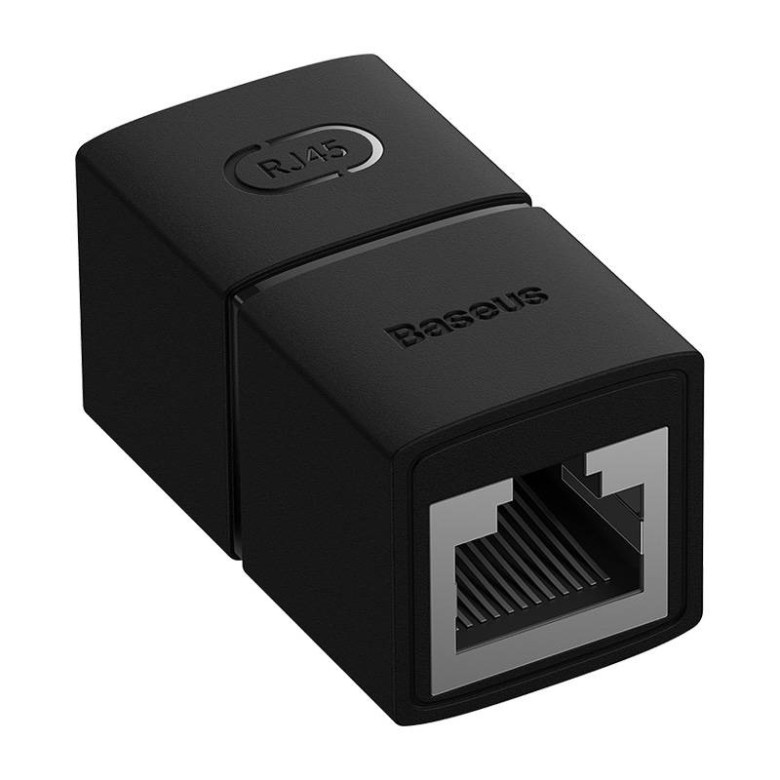 Baseus AirJoy Series RJ-45 internetkábel-csatlakozó (fekete) Baseus AirJoy Series RJ-45 internetkábel-csatlakozó (fekete)