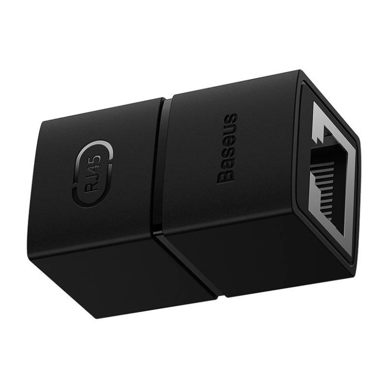 Baseus AirJoy Series RJ-45 internetkábel-csatlakozó (fekete) Baseus AirJoy Series RJ-45 internetkábel-csatlakozó (fekete)