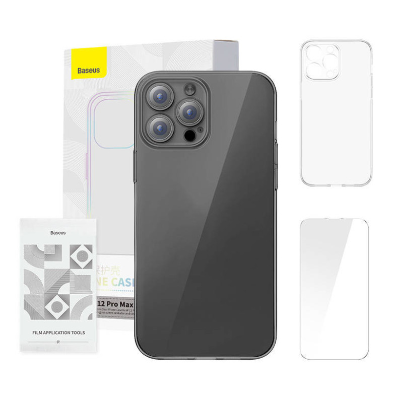 Baseus Crystal Clear védőtok, 12 Pro Max (átlátszó)