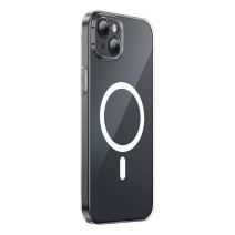 Baseus Crystal Clear mágneses telefontok iPhone 13 (átlátszó), edzett üvegfólia + tisztítókészlet Baseus Crystal Clear mágneses telefontok iPhone 13 (átlátszó), edzett üvegfólia + tisztítókészlet