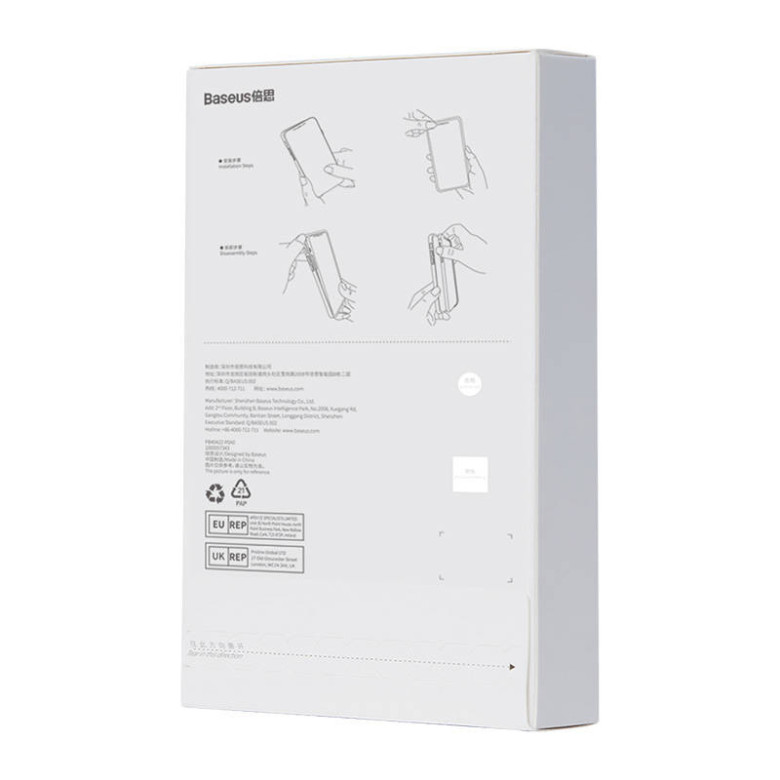 Átlátszó tok és edzett üveg szett Baseus Corning az iPhone 13 Pro-hoz