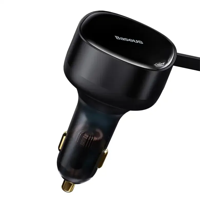 Baseus Enjoyment autós töltő USB-C kábellel, 33W (fekete) Baseus Enjoyment autós töltő USB-C kábellel, 33W (fekete)