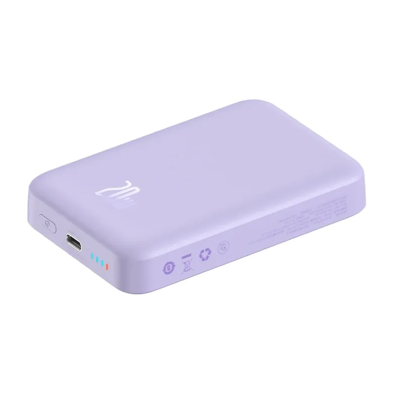 Baseus Magnetic Mini (MagSafe) Powerbank 10000mAh, 20W (lila) Baseus Magnetic Mini (MagSafe) Powerbank 10000mAh, 20W (lila)