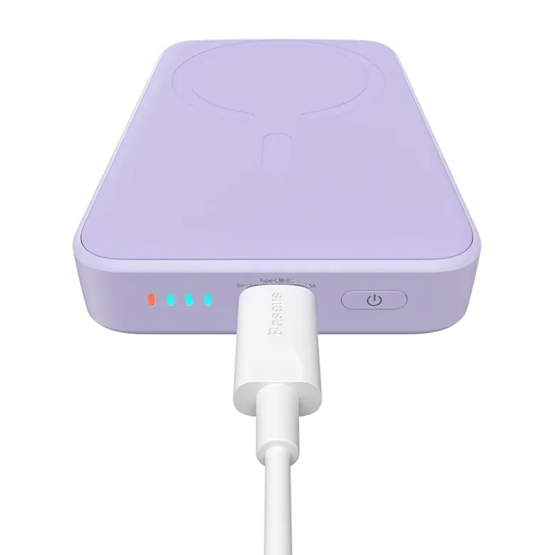 Baseus Magnetic Mini (MagSafe) Powerbank 10000mAh, 20W (lila) Baseus Magnetic Mini (MagSafe) Powerbank 10000mAh, 20W (lila)
