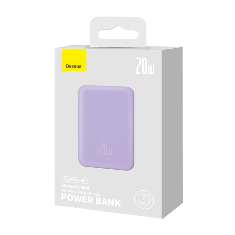 Baseus Magnetic Mini (MagSafe) Powerbank 10000mAh, 20W (lila) Baseus Magnetic Mini (MagSafe) Powerbank 10000mAh, 20W (lila)