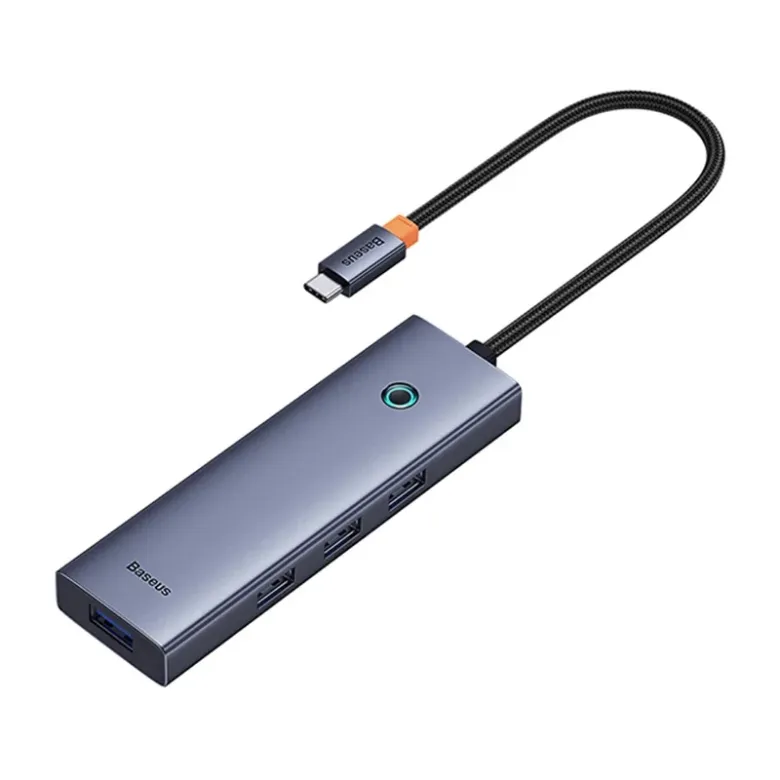 Baseus UltraJoy USB-C  4 az 1-ben USB 3.0 (szürke)