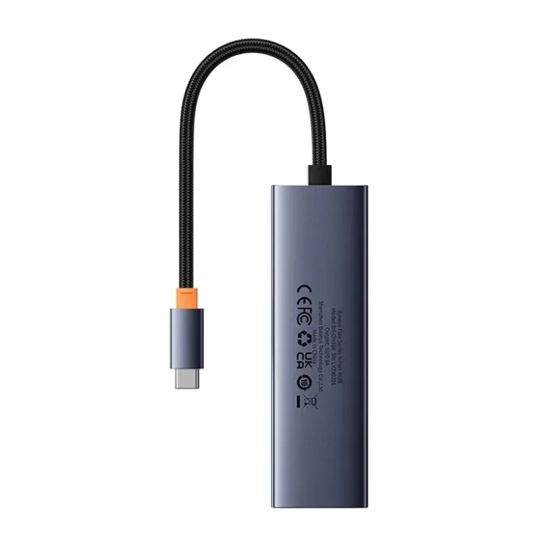 Baseus UltraJoy USB-C  4 az 1-ben USB 3.0 (szürke)