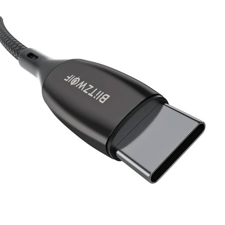 BlitzWolf BW-TC23 USB-C-USB-C kábel kijelzővel, 100W, 1,8m (fekete) BlitzWolf BW-TC23 USB-C-USB-C kábel kijelzővel, 100W, 1,8m (fekete)